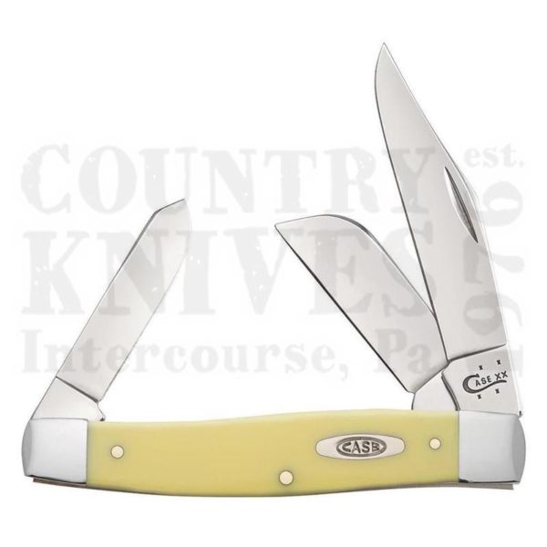 Buy Case  CA0203 Large Stockman - Yellow Delrin at Country Knives.