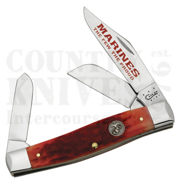 Buy Case  CA13173 Large Stockman - Red - U.S.M.C. at Country Knives.
