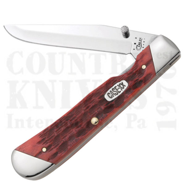 Buy Case  CA51376 TrapperLock - Dark Red Bone at Country Knives.