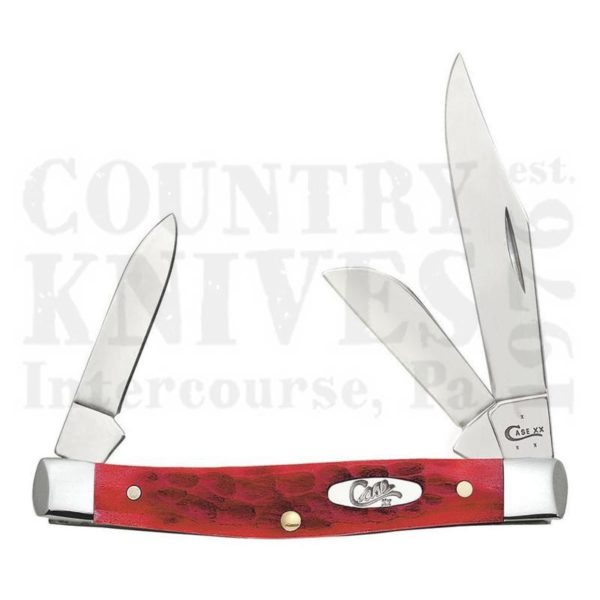 Buy Case  CA6981 Medium Stockman - Dark Red Bone at Country Knives.