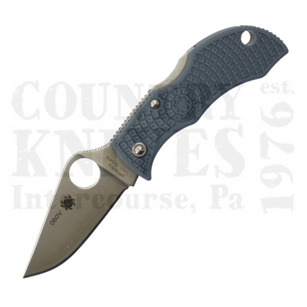 Buy Spyderco  MBBLPE ManBug - LIGHT BLUE FRN / V-Toku2 / SUS310 at Country Knives.