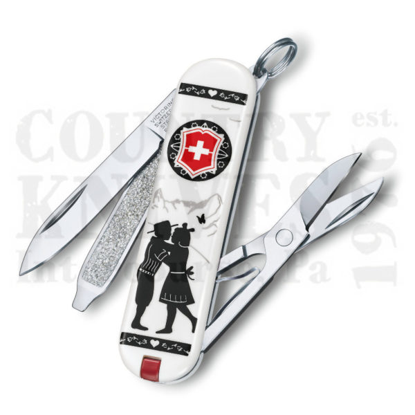 Buy Victorinox Victorinox Swiss Army Knives 0.6223.L1801US2 Classic SD 2018 - Alps Love at Country Knives.