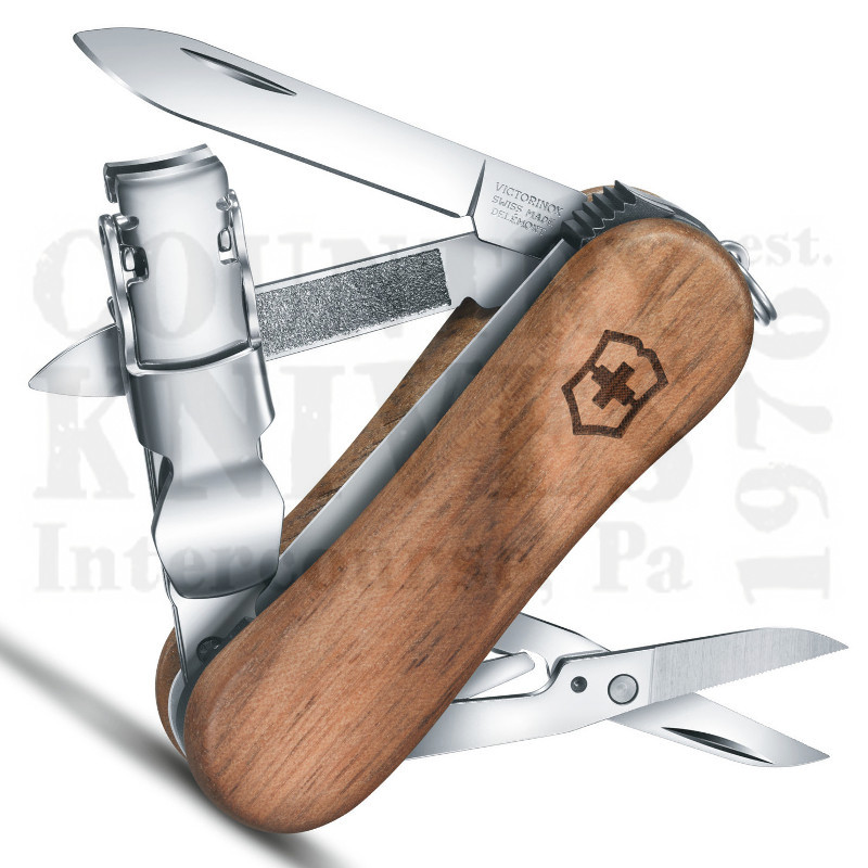 Victorinox Nailclip 580 Wood With Cheeks IN Wood Multipurpose 58mm 0.6461.63 New 