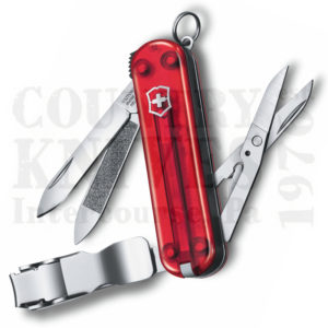 Victorinox | Swiss Army Knife0.6463.TUS2Nail Clip 580 – Translucent Ruby