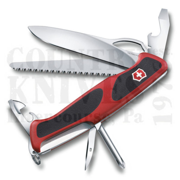 Buy Victorinox Victorinox Swiss Army Knives 0.9663.MCUS2 RangerGrip 78 - Red & Black at Country Knives.