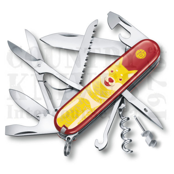 Buy Victorinox Swiss Army 1.3714.E7 Huntsman - 2018 – Year of the Dog at Country Knives.