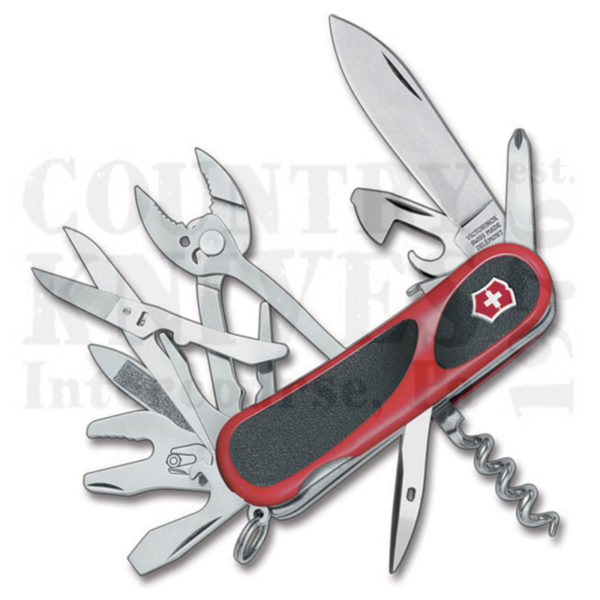 Buy Victorinox Victorinox Swiss Army Knives 2.5223.SCUS2 EvoGrip S557 - Red & Black at Country Knives.
