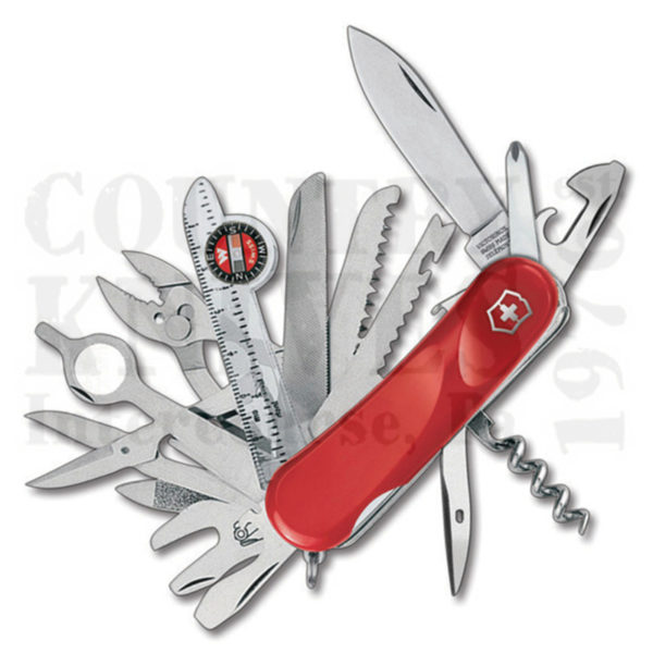 Buy Victorinox Victorinox Swiss Army Knives 2.5393.SEUS2 Evolution S54 Tool Chest Plus - Red at Country Knives.