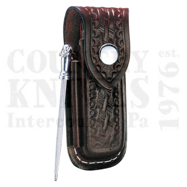 Buy Victorinox Victorinox Swiss Army Knives 33204 Medium Pouch with Steel - Brown Leather at Country Knives.