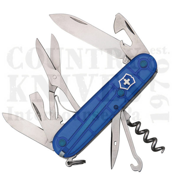Buy Victorinox Victorinox Swiss Army Knives 53386 Climber - Translucent Sapphire at Country Knives.
