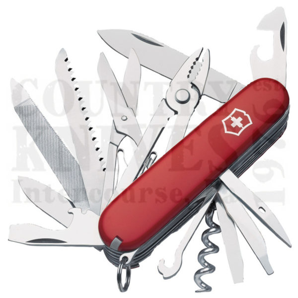 Buy Victorinox Victorinox Swiss Army Knives 53722 Handyman - Red at Country Knives.
