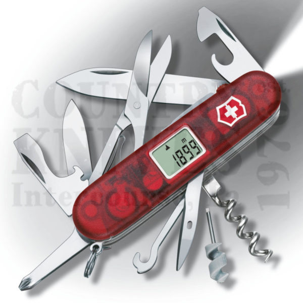 Buy Victorinox Victorinox Swiss Army Knives 53878 Traveller Lite - Translucent Ruby at Country Knives.