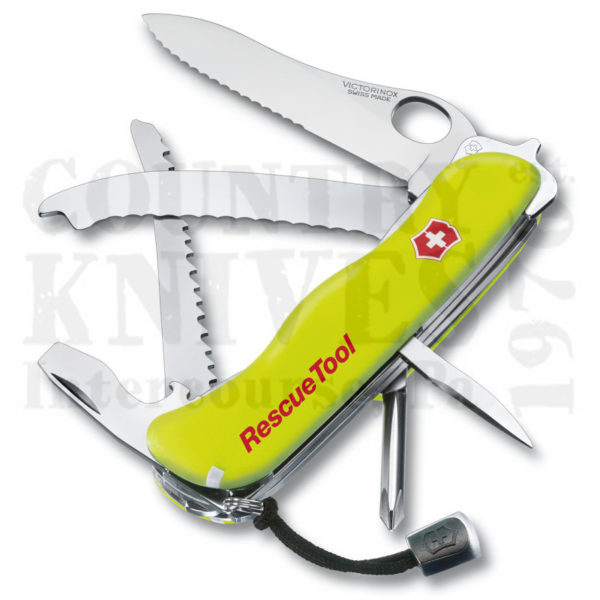 Buy Victorinox Victorinox Swiss Army Knives 53900 Rescue Tool - Fluorescent Yellow at Country Knives.
