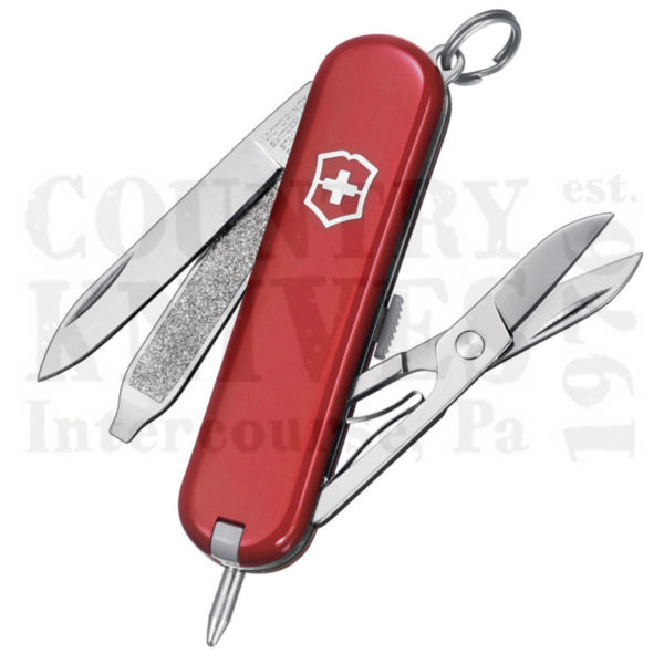 Buy Victorinox Victorinox Swiss Army Knives 54091 Signature - Red at Country Knives.
