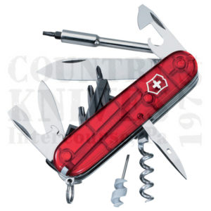 Victorinox | Swiss Army Knife54919CyberTool 29 – Translucent Ruby