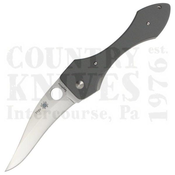 Buy Spyderco  C59GGYP Shabaria - Gray G-10 at Country Knives.