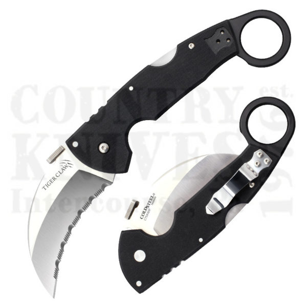 Buy Cold Steel  22KFS Tiger Claw - Serrated at Country Knives.