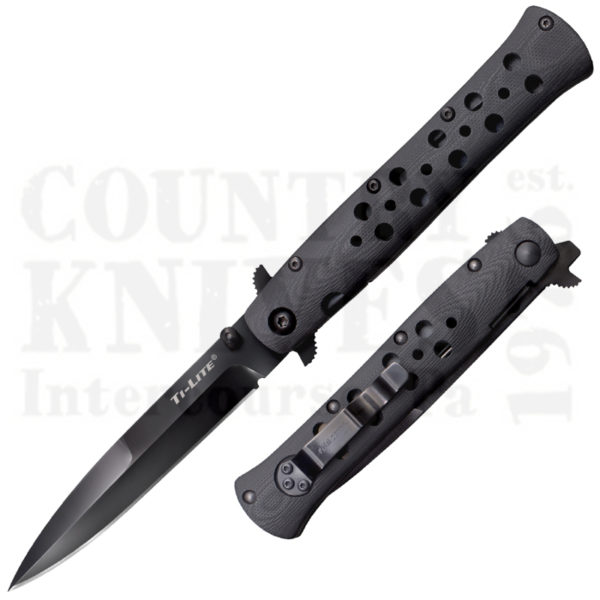 Buy Cold Steel  26AGST 4" Ti-Lite - Black G-10 at Country Knives.