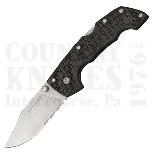 Buy Cold Steel  29TMCH Voyager - MED / Clip / Half-Serrated at Country Knives.
