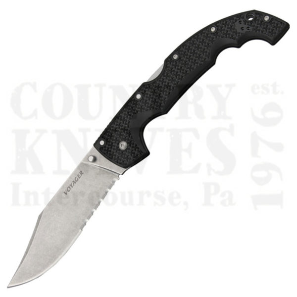 Buy Cold Steel  29TXCH Voyager- XLG / Clip / Half-Serrated at Country Knives.