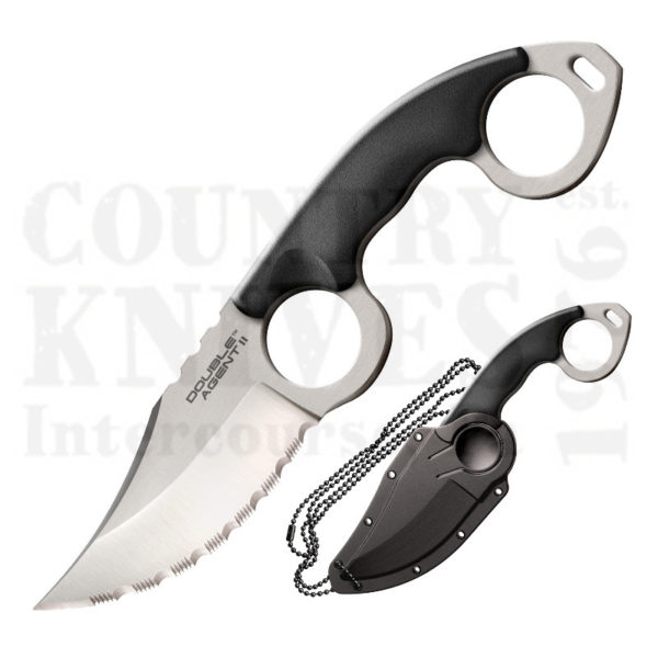 Buy Cold Steel  39FNSZ Double Agent II - Serrated at Country Knives.