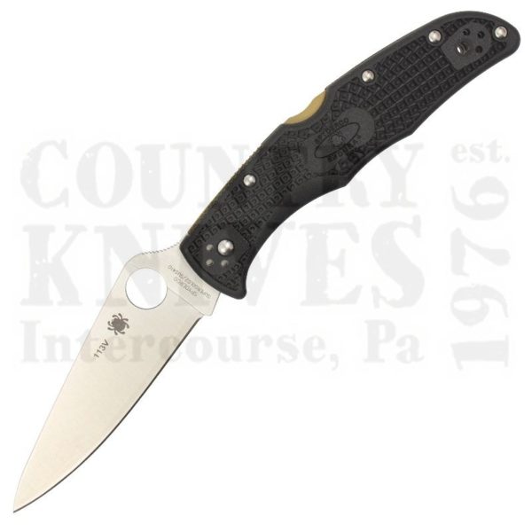Buy Spyderco  C10FPBKSG Endura4 - SG2 / BLACK FRN / PlainEdge at Country Knives.