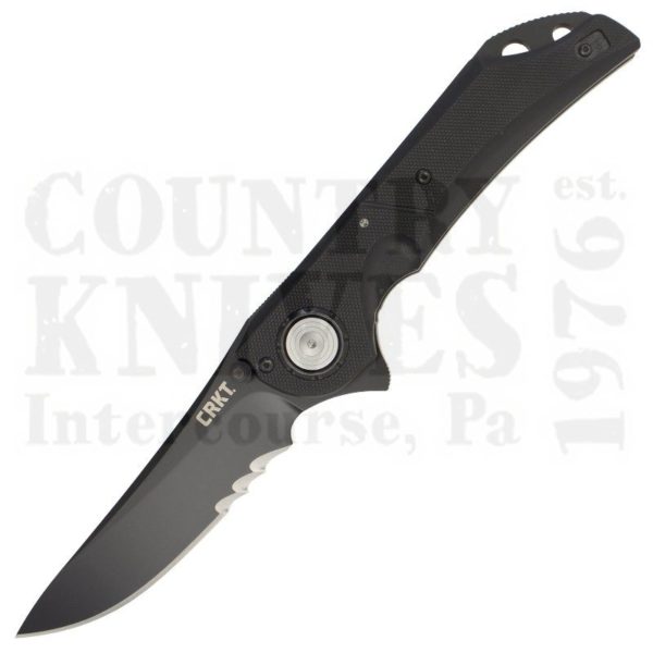 Buy CRKT  CR5401K Seismic Black - Combination Edge at Country Knives.