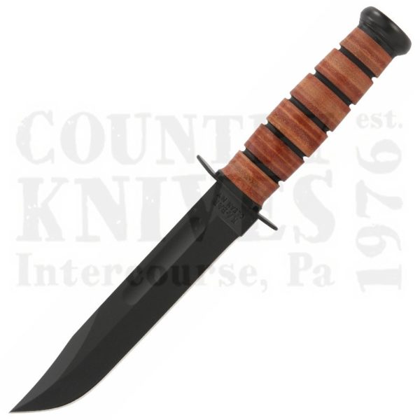 Buy Ka-Bar  KB1220 US ARMY Fighter - Straight / Leather Sheath at Country Knives.