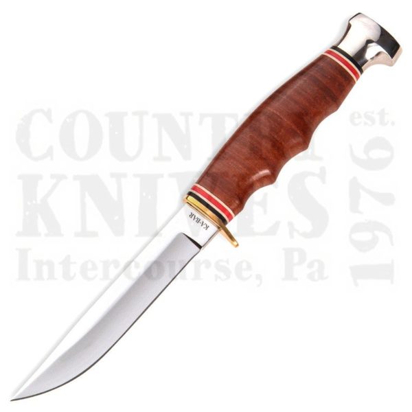 Buy Ka-Bar  KB1232 Hunter - Stacked Leather at Country Knives.