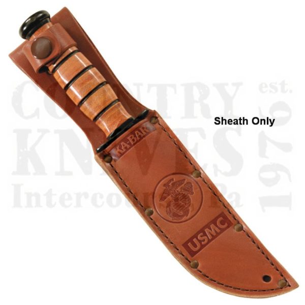 Buy Ka-Bar  KB1250S Short USMC Sheath - Leather at Country Knives.