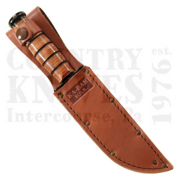 Buy Ka-Bar  KB1251S Short USA Sheath - Leather at Country Knives.