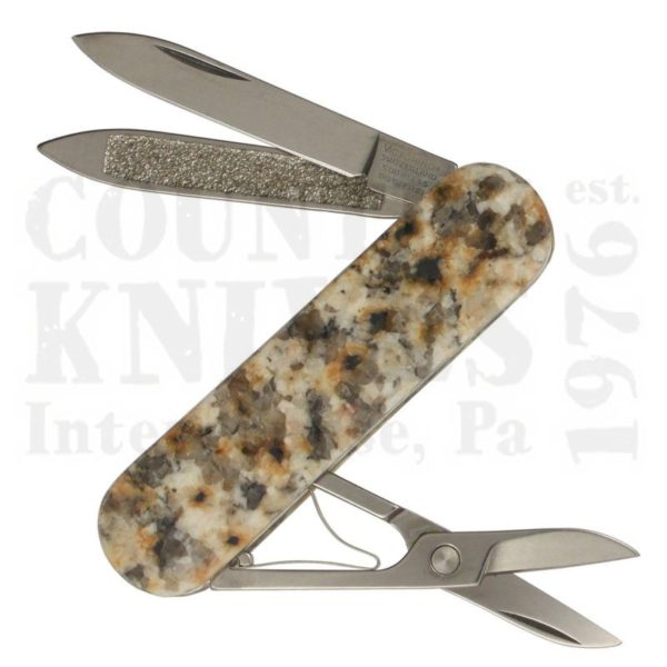 Buy Victorinox Victorinox Swiss Army Knives 0.6200.58 Classic RocKnife - Baltic Brown Granite – Russia at Country Knives.