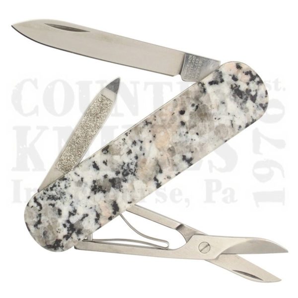 Buy Victorinox Victorinox Swiss Army Knives 0.6500.56 Ambassador RocKnife - Rosa Betha Granite – Sardinia at Country Knives.