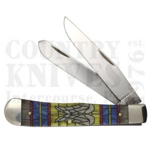 Case#38714 (6254 SS)Trapper – Stained Glass Bone – Angel Wings