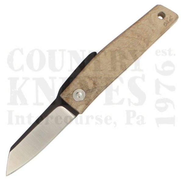 Buy Ohta  FK5M Friction Folder - 5cm / D2 / Curly Maple at Country Knives.