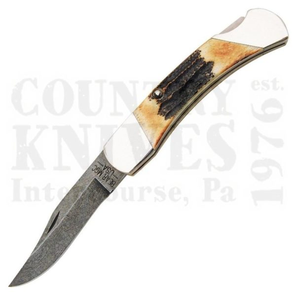 Buy Bear & Son  B597D Professional Lockback - India Stag Bone at Country Knives.