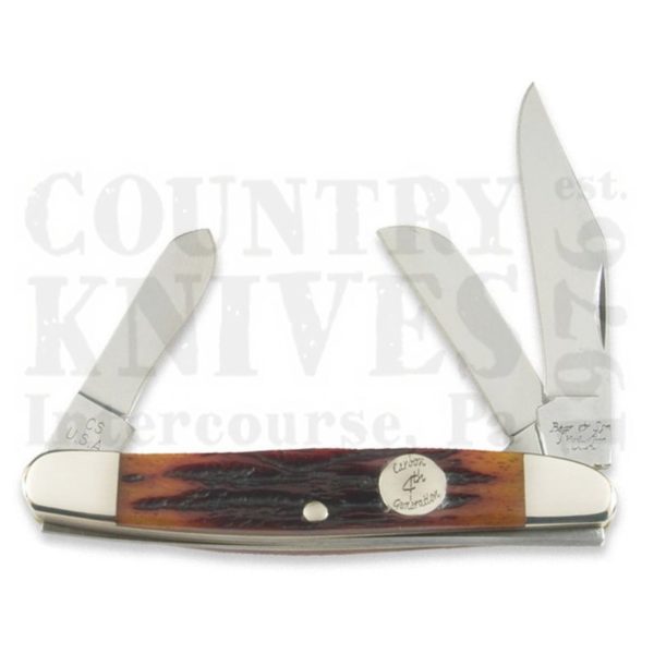Buy Bear & Son  BCRSB47 Stockman - Red Stag Bone at Country Knives.