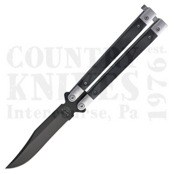 Buy Bear & Son  BG17B Large Butterfly - Black G-10 at Country Knives.