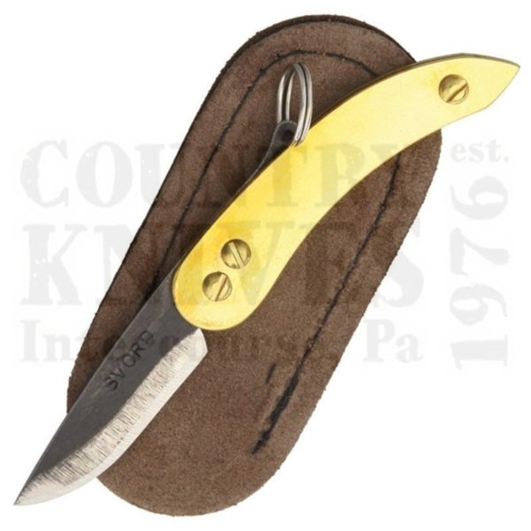 Buy Svörd  PK7 Micro Peasant Knife - Brass at Country Knives.