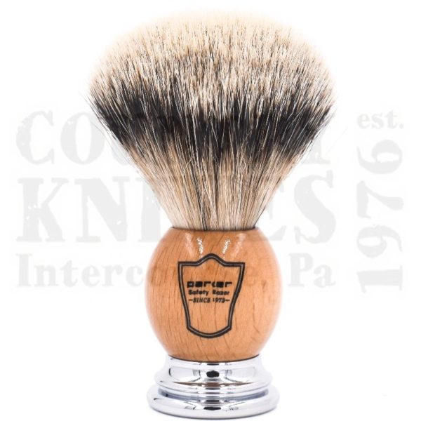 Buy Parker  PROWST Shaving Brush - Olivewood / Silver Tip at Country Knives.