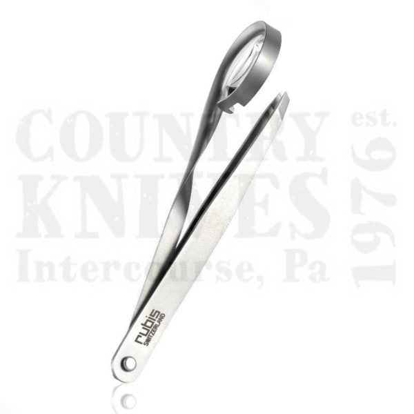 Buy Rubis  RU1K120 Slanted Tweezers - with Magnifying Glass at Country Knives.