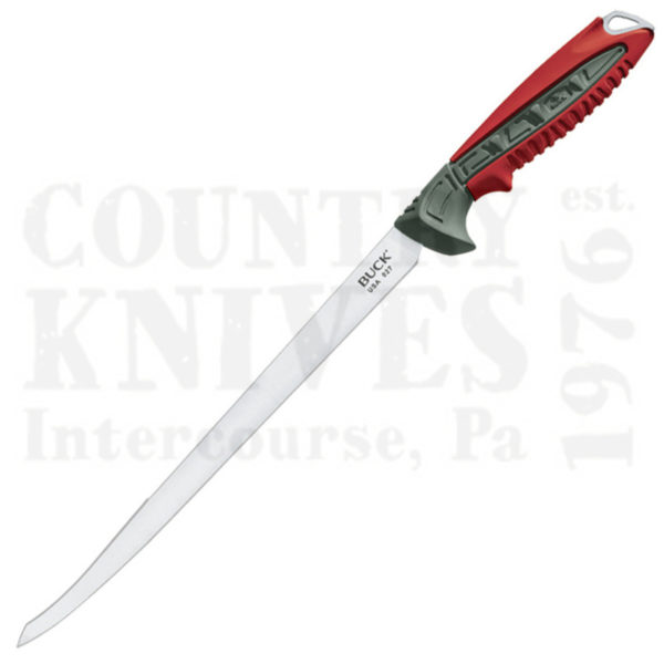 Buy Buck  BU27RDS 9" Clearwater Fillet Knife - Red & Black at Country Knives.