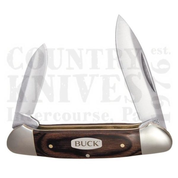 Buy Buck  BU389BRW Canoe - Brown Pakkawood at Country Knives.