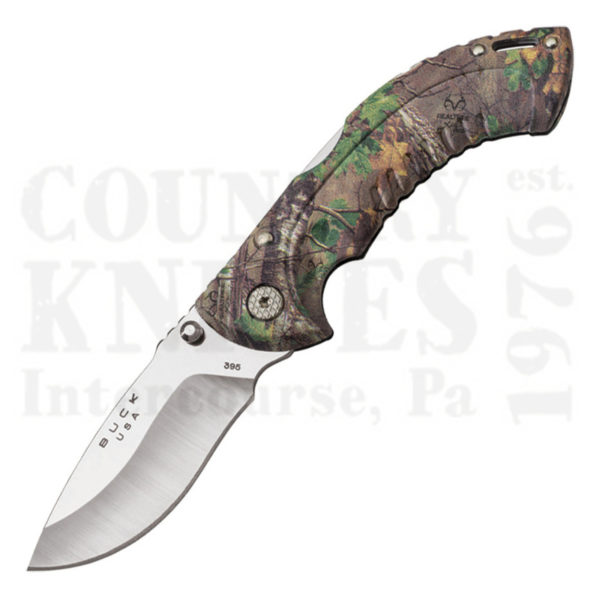 Buy Buck  BU395CMS20 Omni Folding Hunter - Small Drop Point / Realtree Xtra Green Camouflage at Country Knives.