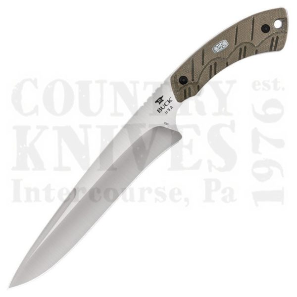 Buy Buck  BU535ODS Open Season Moose Skinner- S30V / OD Green Micarta at Country Knives.