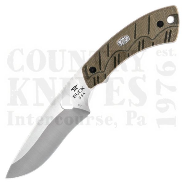 Buy Buck  BU537ODS Open Season Skinner - S30V / OD Green Micarta at Country Knives.