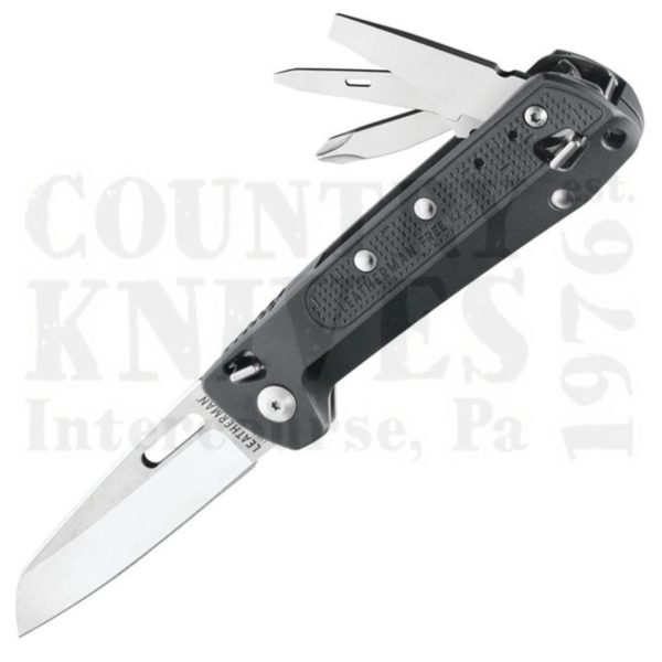Buy Leatherman  LT832656 Free K2 - 8 Tools – Gray Anodized Aluminum at Country Knives.