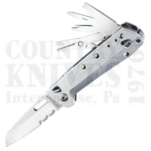 Buy Leatherman  LT832660 Free K4X - 9 Tools – Silver Anodized Aluminum at Country Knives.