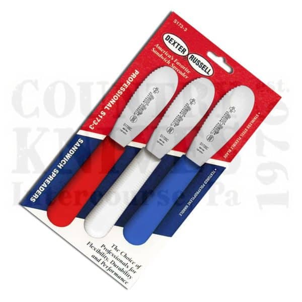 Buy Dexter-Russell  DR18343 Three Pack Scalloped Spreaders -  at Country Knives.
