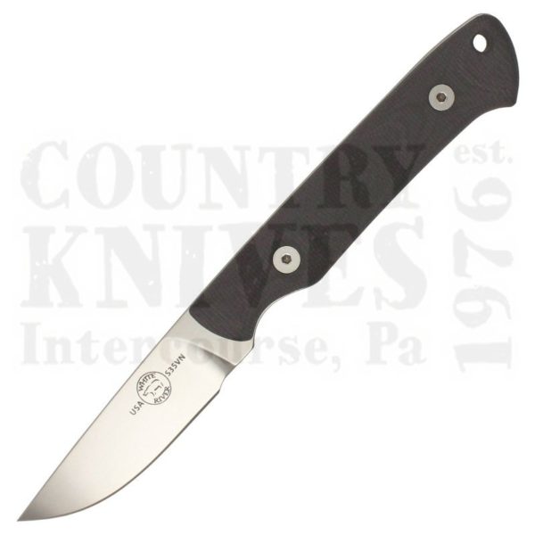Buy White River Knife & Tool  WRSG-MBL Small Game - S35VN / Black Canvas Micarta at Country Knives.